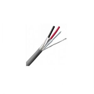 Cable Security 2C/18AWG Shield DW FPLR Gris Sku 1800214