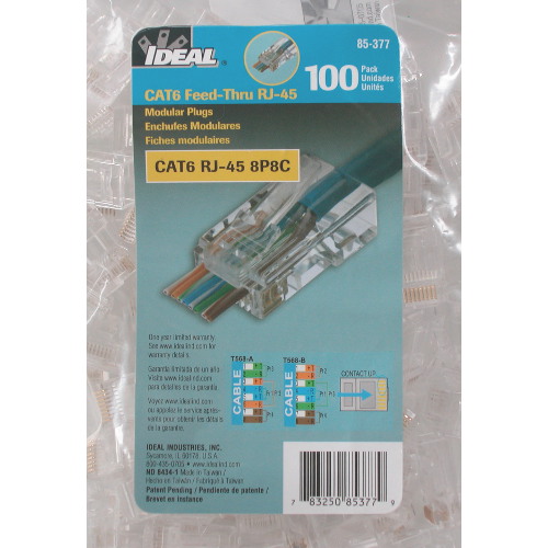 CONECTOR RJ45 CAT6 (2 UNIDADES) 8P8C