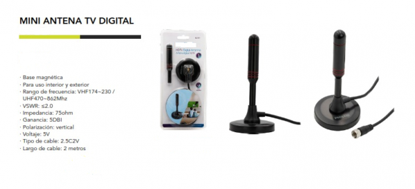 Mini Antena TV Digital Philco Sku 1700432