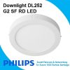 Panel Downlight DL252 G2 SF Rd Led1300 65K 18W 8" WV Philips