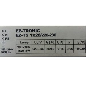 Ballast Elect. EZ-T5 1x28W  Osram Sku 2403057