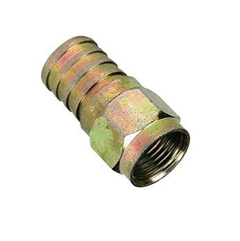 Conector F Crimp Hexagonal RG59 Bronce Sku 1700413