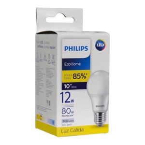 EcoHome LedBulb 12W 3000K E27 Philips Sku 2121230