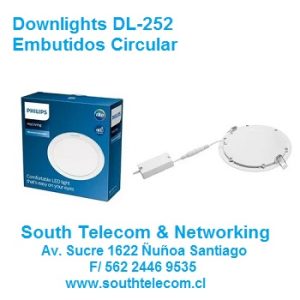 Panel Downlights DL252 G2 R Rd Led1300 65K 18W 8"WV Philips