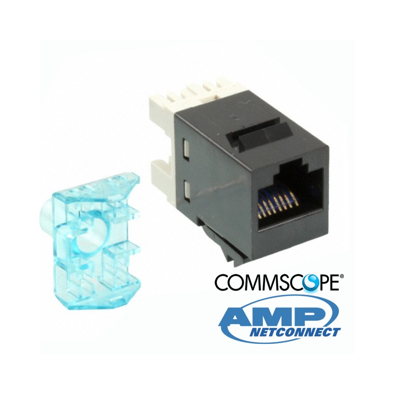 Módulo RJ45 Cat6 SL Negro (bag 24 Unid)Commscope Sku 4000005