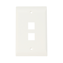 Face plate 2P Blanco SL Alpine Commscope Sku 4000046