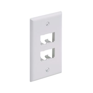 Face plate 4P Blanco CFP4WH Panduit Sku 1700905