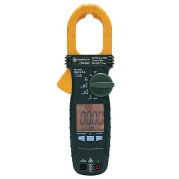 Amperímetro Tenaza TrueRMS CM-960 Greenlee sKU 3600042