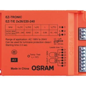 Ballast Elect. 2x26W EZ-T/E Osram Sku 2403053